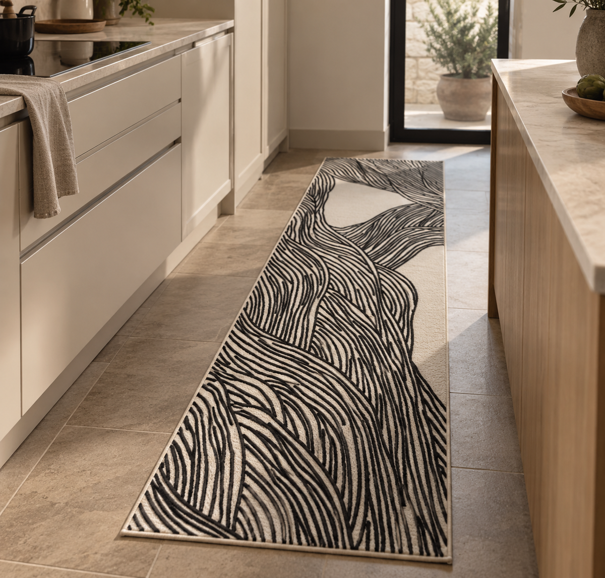 Léna - Tapis lavable et antidérapant