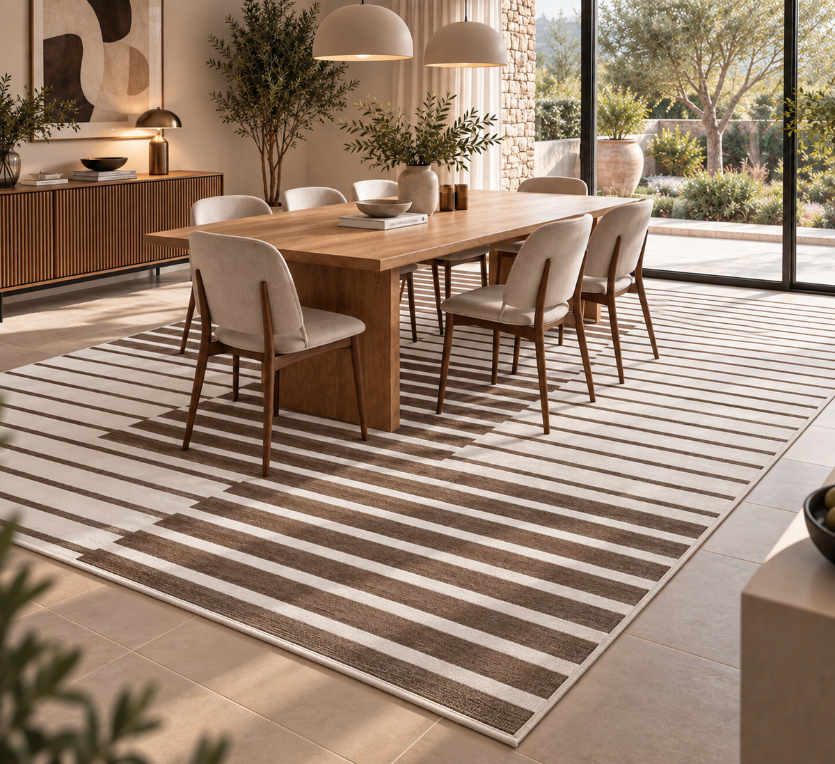 Lorena - Tapis lavable et antidérapant
