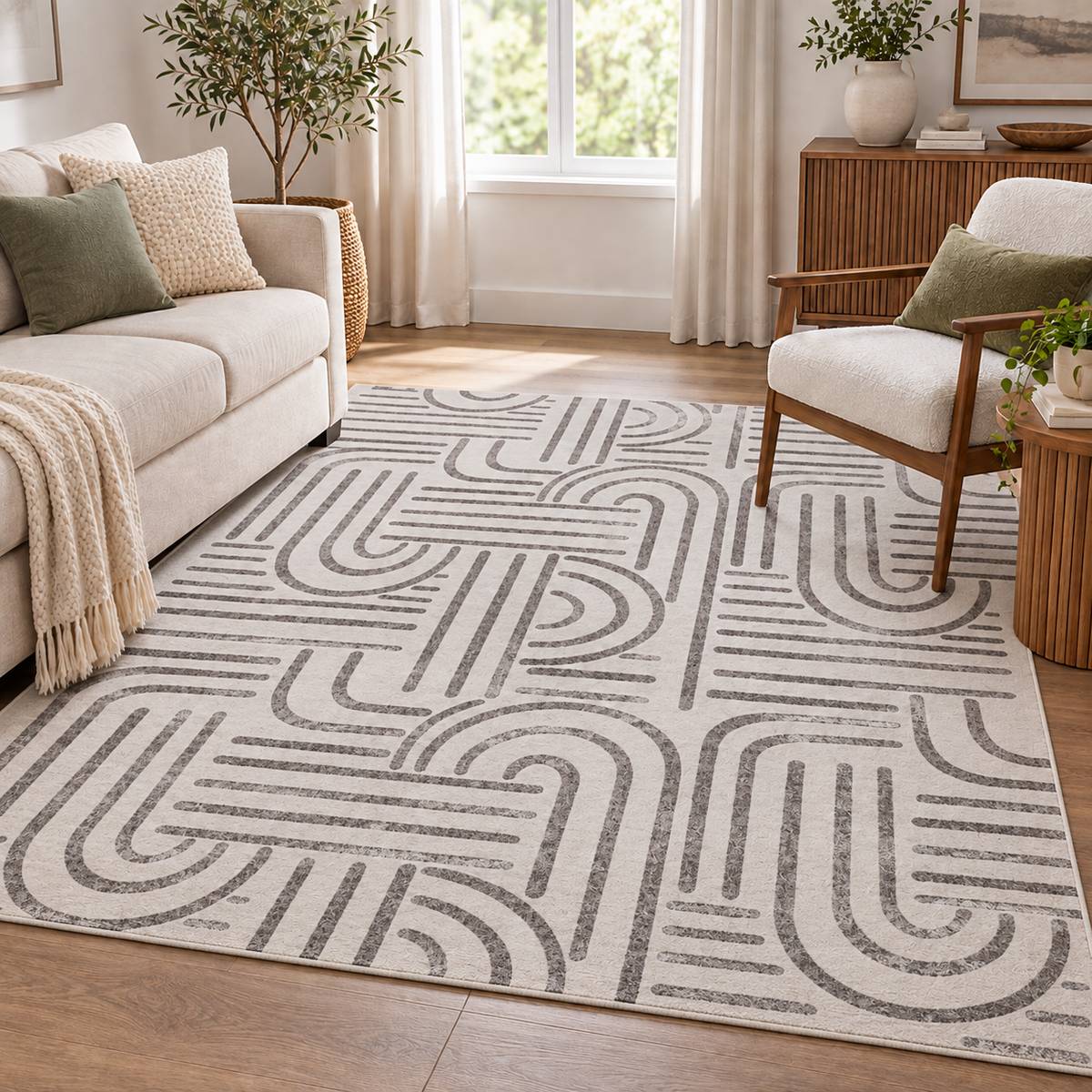 Lou - Tapis lavable et antidérapant