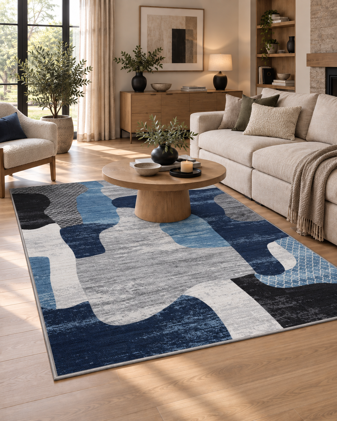 Louise - Tapis lavable et antidérapant