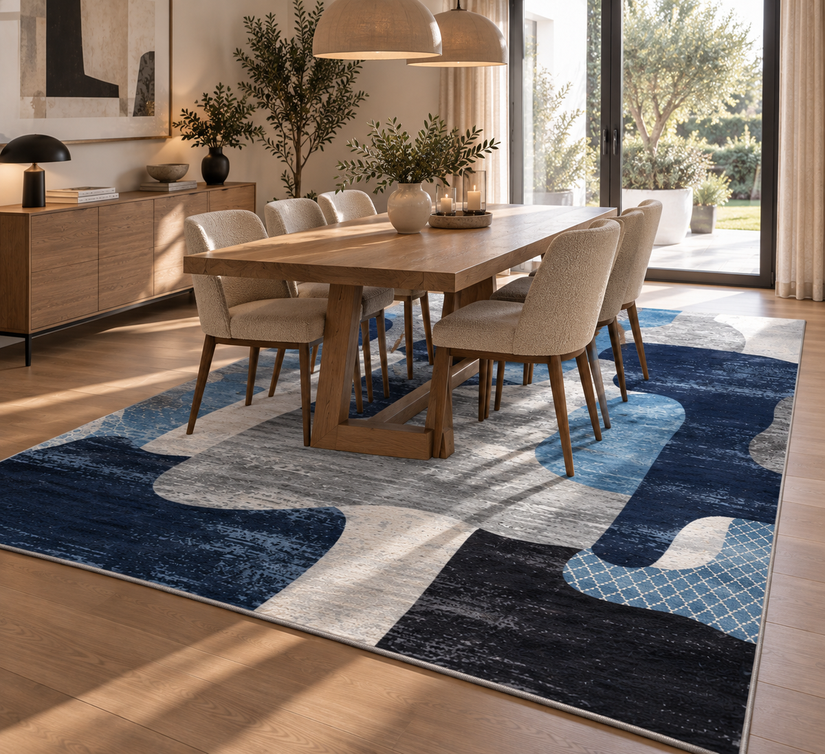 Louise - Tapis lavable et antidérapant