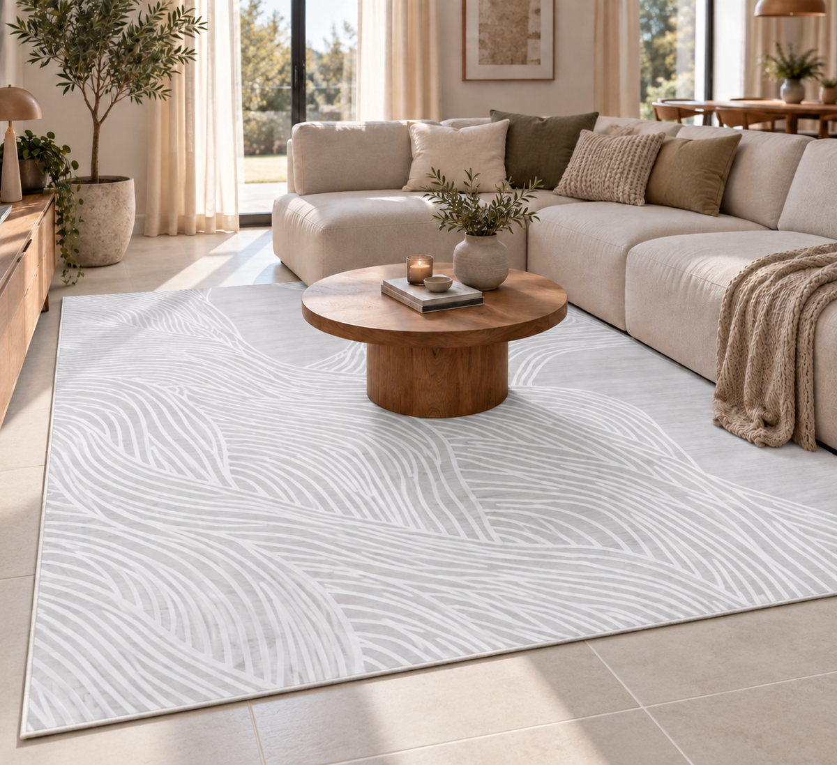 Léna - Tapis lavable et antidérapant