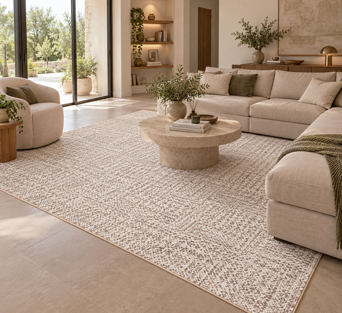 Lucciano - Tapis lavable et antidérapant