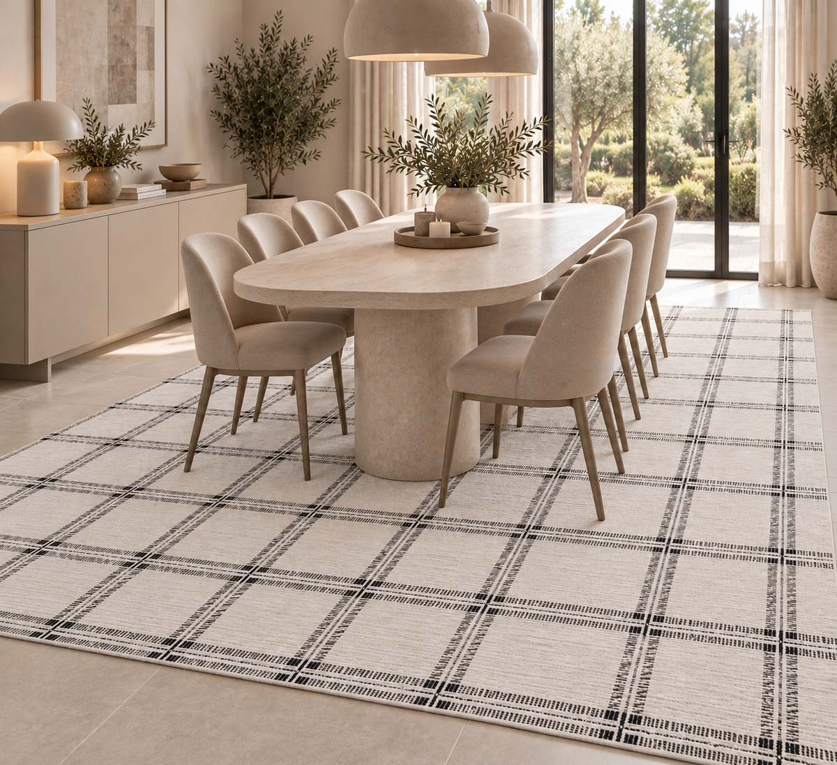 Luna - Tapis lavable et antidérapant