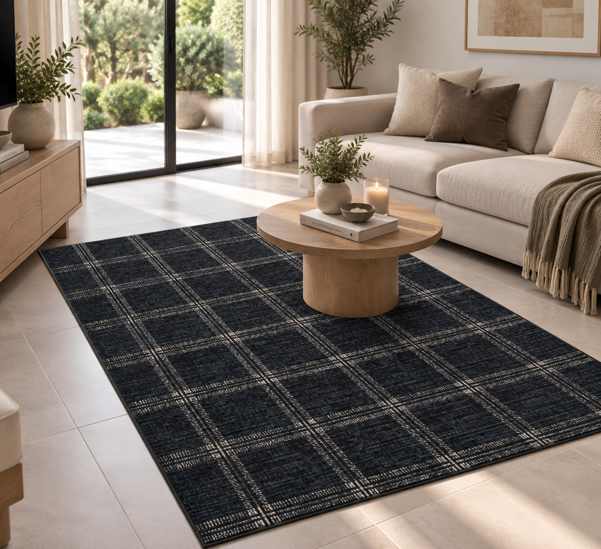 Luna - Tapis lavable et antidérapant